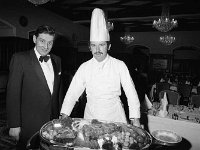 Head Waiter Peter O'Neill & Denis Lenihan Head Chef. Ashford Castle, Cong, December 1984. - Lyons0018778.jpg  Head Waiter Peter O'Neill & Denis Lenihan Head Chef. Ashford Castle, Cong, December 1984. : 19841205 Head Waiter & Head Chef.tif, Cong, Lyons collection