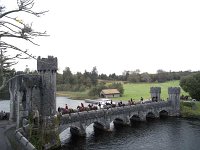 The hunt at Ashford Castle. Cong, October 1986. - Lyons0018794.jpg  The hunt at Ashford Castle. Crossing the bridge to the Castle. Cong, October 1986. : 19861026 The Hunt at Ashford Castle 1.tif, Cong, Lyons collection