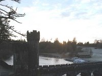 The bridge at Ashford Castle, Cong, February 1987. - Lyons0018798.jpg  The bridge at Ashford Castle, Cong, February 1987. : 19870217 The bridge at Ashford Castle.tif, Cong, Lyons collection