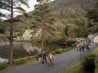 European Ministers visit to Ashford Castle, Cong, July 1988. - Lyons0018802.jpg  European Ministers visit to Ashford Castle, Cong, July 1988. Minister for the Environment Padraig Flynn leading a group of Ministers from Europe on a walk by Kylemore lake in Connemara, : 19880728 European Ministers visit to Ashford Castle 1.tif, Cong, Lyons collection