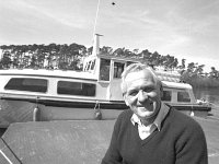 John Luskin owner of the Corrib Queen tour boat on Lough Corrib, Cong, May 1989. - Lyons0018840.jpg  John Luskin owner of the Corrib Queen tour boat on Lough Corrib, Cong, May 1989. : 19890503 John Luskin owner of the Corrib Queen tour boat on Loug, 19890503 John Luskin owner of the Corrib Queen tour boat on Lough Corrib.tif, Cong, Farmers Journal, Lyons collection