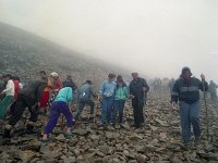 Reek Sunday, climbing Croagh Patrick, 1987 - Lyons00-20596.jpg  Climbing Croagh Patrick on Reek Sunday. : 19870725 Reek Sunday 16.tif, Croagh Patrick, Lyons collection