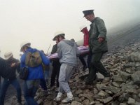 Reek Sunday, climbing Croagh Patrick, 1987 - Lyons00-20597.jpg  Climbing Croagh Patrick on Reek Sunday. : 19870725 Reek Sunday 17.tif, Croagh Patrick, Lyons collection