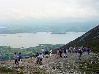 Reek Sunday, climbing Croagh Patrick, 1994 - Lyons00-20659.jpg  Climbing Croagh Patrick on Reek Sunday. : 199407 Reek Sunday 17.tif, Croagh Patrick, Lyons collection