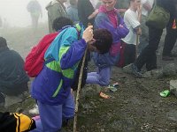 Reek Sunday, climbing Croagh Patrick, 1994 - Lyons00-20679.jpg  Climbing Croagh Patrick on Reek Sunday. : 199407 Reek Sunday 35.tif, Croagh Patrick, Lyons collection