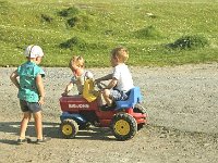 Inishbofin: children at play on beach - Lyons0009293.jpg  Inishbofin: children at play on beach