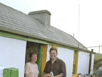 Inishbofin: Brian Quinn and local lady. - Lyons0009297.jpg  Inishbofin: Brian Quinn and local lady. : 198806 Inis Bofin 36.tif, Inis Bofin, Lyons collection