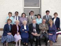 O'Toole family Inishturk - Lyons0008853.jpg  Inishturk: Michael John O' Toole and his wife seated centre with his family and in-laws at the school celebrations. (Neg 16 17) : 1986 Inish Turk 14.tif, Inish Turk, Lyons collection