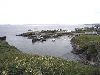 Inishturk harbour - Lyons0008856.jpg  Inishturk harbour. To the left on the horizon is Cahir Island. (Neg 32 33) : 1986 Inish Turk 17.tif, Inish Turk, Lyons collection