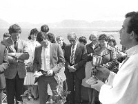 Inishturk:school centenary celebrations.. - Lyons0008862.jpg  Inishturk: Fr Denis Carney celebrating mass at the centenary celebrations. (Neg 21 22) : 1986 Inish Turk 24.tif, Inish Turk, Lyons collection