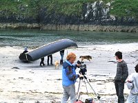 Tv company filming island life on Inishturk. - Lyons0008896.jpg  Tv company filming island life on Inishturk. (Neg 24) : 198706 Inish Turk 8.tif, Inish Turk, Lyons collection