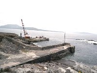 Roonagh pier. - Lyons0008932.jpg  The new pier at Roonagh under construction. Roonagh is the serving harbour for Inishturk and Clare Island. It is the nearest mainland serving pier for Turk and Clare Island. (Neg 7 8) : 19870505 Roonagh 1.tif, 19870505 Roonagh 3.tif, Inish Turk, Lyons collection