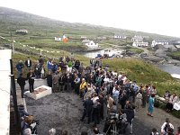 Inishturk: switching on of electricity supply. - Lyons0008935.jpg  Inishturk: Fr Denis Carney ADM Westport speaking to the large turn out. (Neg 21 22) : 19870704 Inishturk 2.tif, Inish Turk, Lyons collection