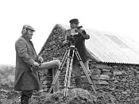 Inishturk: switching on of electricity supply. - Lyons0008948.jpg  RTE filming on Inishturk during Mr Haughey's visit. (Neg 8A) : 19870704 Inishturk 15.tif, Inish Turk, Lyons collection