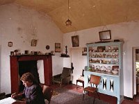 Inishturk: Postmistress Tess at work. - Lyons0008993.jpg  Inishturk: Postmistress Tess at work. (Neg 19 19A) : 199210 Inish Turk 49.tif, 19921001 Inish Turk 49.tif, Inish Turk, Lyons collection