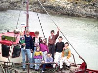 Inishturk: Mick and Pauline O' Toole and children - Lyons0009006.jpg  Inishturk: Mick and Pauline O' Toole and children on board their fishing boat. (Neg 25 25A) : 19921001 Inish Turk 64.tif, Inish Turk, Lyons collection