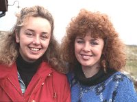 Inishturk: Ann-Marie and Maisie Tuffy.. - Lyons0009059.jpg  Inishturk: Ann-Marie and Maisie Tuffy. Ann-Marie was a teacher on the island and Maisie was visiting her. : 19921003 Inish Turk 10.tif, Inish Turk, Lyons collection