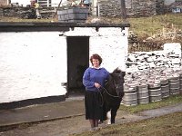 Inishturk: Mary Joe Prendergast and her shetland pony. - Lyons0009062.jpg  Inishturk: Mary Joe Prendergast and her shetland pony. : 19921003 Inish Turk 13.tif, Inish Turk, Lyons collection