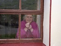 Inishturk: Mary Bridget O' Toole - Lyons0009074.jpg  Inishturk: Mary Bridget O' Toole looking out to see is her son Michael fisherman coming home. (Neg 33A). : 19921004 Inish Turk 10.tif, Inish Turk, Lyons collection