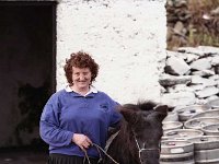 Inishturk: Mary Joe Prendergast. - Lyons0009082.jpg  Inishturk: Mary Joe Prendergast who runs the Sheebeen pub on the island. (Neg 25A 26) : 19921004 Inish Turk 18.tif, Inish Turk, Lyons collection