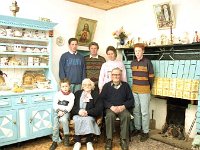 Inishturk: The O' Toole family. - Lyons0009090.jpg  Inishturk: The O' Toole family; sitting Michael John and his wife. Back row Eugene O' Toole and Mikie and Mary Ann O' Toole and Eugene O' Toole. (Neg 12 12A) : 19921004 Inish Turk 19.tif, 19921005 Inish Turk 19.tif, Inish Turk, Lyons collection