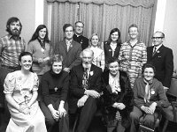 Eigse Rafteiri in Kiltimagh, May 1972. - Lyons0017995.jpg  The committee of the Eigse Rafteiri festival in Kiltimagh, May 1972. : 19720512, 19720512 Eigse Rafteiri 3.tif, 3.tif, collection, Eigse, Kiltimagh, Lyons, Lyons collection, Rafteiri