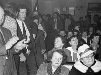 Frankie Forde Concert in the Raftery Room, Kiltimagh, March 1973. - Lyons0018015.jpg  Frankie Forde Concert in the Raftery Room, Kiltimagh, March 1973. Gerry Walsh of the Raftery Rooms applauding at the concert. : 1973, 1973 Misc, 19730323, 19730323 Frankie Forde Concert in the Raftery Room 2.tif, 2.tif, collection, Concert, Forde, Frankie, In, In Kiltimagh, Kiltimagh, Lyons, Lyons collection, Misc, Raftery, Room, the