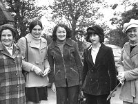 Eigse Raftery in Kiltimagh, May 1973. - Lyons0018024.jpg  Eigse Raftery in Kiltimagh, May 1973. Attending the Eigse mass; at left Mrs Forde, Kiltimagh; Frankie Forde at right and three friends. : 1.tif, 1973, 1973 Misc, 19730519, 19730519 Eigse Raftery in Kiltimagh 1.tif, collection, Eigse, in, Kiltimagh, Lyons, Lyons collection, Misc, Raftery