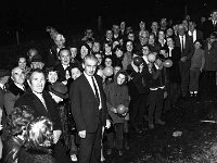 Mayor Paul O' Dwyer's visit to Kiltimagh, November 1973. - Lyons0018044.jpg  Mayor Paul O' Dwyer's visit to Kiltimagh, November 1973.  The welcome by Bohola locals. : 1973, 1973 Misc, 19731116, 19731116 Mayor Paul O' Dwyer's visit to Kiltimagh 6.tif, 6.tif, collection, Dwyer's, Kiltimagh, Lyons, Lyons collection, Mayor, Misc, O', Paul, to, visit