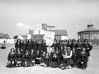 Knock Shrine, 1974. - Lyons00-21084.jpg  Pioneers at Knock. Connacht group. : 19740624 Pioneer pilgrimage 2.tif, Knock Shrine, Lyons collection