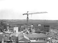 Knock Basilica, 1974. - Lyons00-21085.jpg  The Bailica in Knock under construction in 1974. : 19740624 Pioneer pilgrimage 3.tif, Knock Shrine, Lyons collection