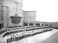 Knock Shrine, 1976. - Lyons00-21103.jpg  Boy scouts invesiture in Knock. : 19761121 Boy Scouts Invesiture 1.tif, Knock Shrine, Lyons collection