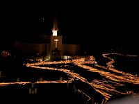 Knock Shrine, 1979. - Lyons00-21139.jpg  Candle light procession in Knock for the centenary of the apparition. : 19790821 Knock Candlelight Procession.tif, Knock Shrine, Lyons collection