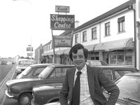 Knock village, 1979. - Lyons00-21143.jpg  Mr Beirne Knock shopkeeper. : 19790906 Staff at Knock Shrine 1.tif, Knock Shrine, Lyons collection