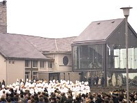 Knock Shrine, 1979. - Lyons00-21158.jpg  Pope John Paul II's visit to Knock. A gathering of bishops for the Pope's visit. : 19790929 Pope John Paul's visit to Knock 22.tif, Knock Shrine, Lyons collection