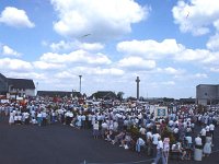 Knock Shrine, Pioneer Pilgrimage, 1980. - Lyons00-21171.jpg : 19800618 Pioneer Pilgrimage 1.tif, Knock Shrine, Lyons collection