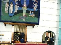 Knock Church, 1980. - Lyons00-21172.jpg  Chairs and carpet in Knock church donated by a Swinford business man. : 19801027 Knock Church.tif, Knock Shrine, Lyons collection