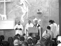 Knock Shrine, 1992. - Lyons00-21230.jpg  Archbishop Joseph Cassidy preaching at Knock Shrine. : 19920510 Pilgrimage in Knock 2.tif, Knock Shrine, Lyons collection