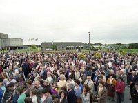 Knock Shrine, National Novena, 1994. - Lyons00-21274.jpg  Large attendance for the National Novena in Knock. The crowd outside the Basilica. : 19940814 National Novena 1.tif, Knock Shrine, Lyons collection