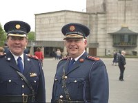 Knock Shrine, 1995. - Lyons00-21290.jpg  Garda pilgrimage to Knock Shrine. At right Garda Patrick Culligan Chief Superintendent and later became Garda Commissioner from 1991 - 1996. Here photographed with his brother Superintendent Adrian Culligan. : 19950615 Garda Pilgrimage to Knock Shrine 10.tif, Knock Shrine, Lyons collection