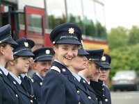 Knock Shrine, 1995. - Lyons00-21293.jpg  Garda pilgrimage to Knock Shrine. Happy young Gardai in Knock. : 19950615 Garda Pilgrimage to Knock Shrine 13.tif, Knock Shrine, Lyons collection