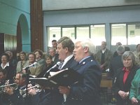 Knock Shrine, 1995. - Lyons00-21294.jpg  Garda pilgrimage to Knock Shrine. Garda soloists. : 19950615 Garda Pilgrimage to Knock Shrine 14.tif, Knock Shrine, Lyons collection