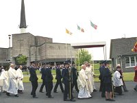 Knock Shrine, 1995. - Lyons00-21299.jpg  Garda pilgrimage to Knock Shrine. : 19950615 Garda Pilgrimage to Knock Shrine 6.tif, Knock Shrine, Lyons collection