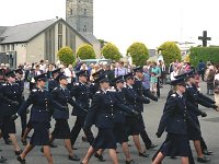 Knock Shrine, 1995. - Lyons00-21300.jpg  Garda pilgrimage to Knock Shrine. Female members of the Garda force, then known as " Ban Ghardai ". : 19950615 Garda Pilgrimage to Knock Shrine 7.tif, Knock Shrine, Lyons collection