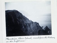 View from Clare Island Lighthouse from The Lighthouses of Ireland - Lyons00-20898.jpg  Negatives of images of the Lighthouses of Ireland (which were photographed in 1905 by members of the British Navy) were scanned on request by Liam Lyons and some are shown here. : 1995 Cruise Around Ireland book 3.tif, Light Houses, Lyons collection