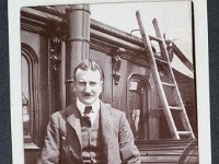 Photos from a British navy Lighthouses of Ireland collection.: Expedition Member. - Lyons00-20906.jpg  Negatives of images of the Lighthouses of Ireland (were photographed in 1905 by members of the British Navy) were scanned on request by Liam Lyons and some are shown here. Pictured member of the British Navy expedition. : 1995 Member of the crew.tif, 1995 Member of the expedition.tif, Light Houses, Lyons collection