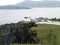 Clare Island Lighthouse, 1994. - Lyons00-20934.jpg  The Lighthouse on Clare Isaland. Robert Timmermans from Belgium proprietor of the Lighthouse who had spent his working life in South Africa. It was subsequently bought by a lady from London who resold it. The new owner never lived there. : 19940830 Clare Island Light House 22.tif, Light Houses, Lyons collection