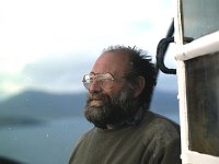 Clare Island Lighthouse, 1994.C - Lyons00-20937.jpg  Robert Timmermans (pictured) from Belgium was proprietor of the Lighthouse at this time. : 19940830 Clare Island Light House 25.tif, Light Houses, Lyons collection