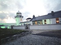 Clare Island Lighthouse, 1994. - Lyons00-20940.jpg  Robert Timmermans from Belgium was proprietor of the Lighthouse at this time. : 19940830 Clare Island Light House 5.tif, Light Houses, Lyons collection