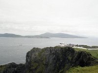 Clare Island Lighthouse, 1994. - Lyons00-20946.jpg  Robert Timmermans from Belgium was proprietor of the Lighthouse at this time. : 19940830 Distant photo of the Lighthouse.tif, Light Houses, Lyons collection